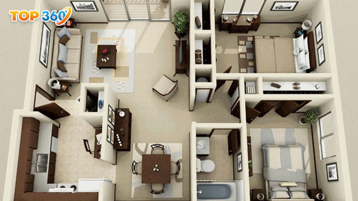 Thiết kế căn hộ theo yêu cầu