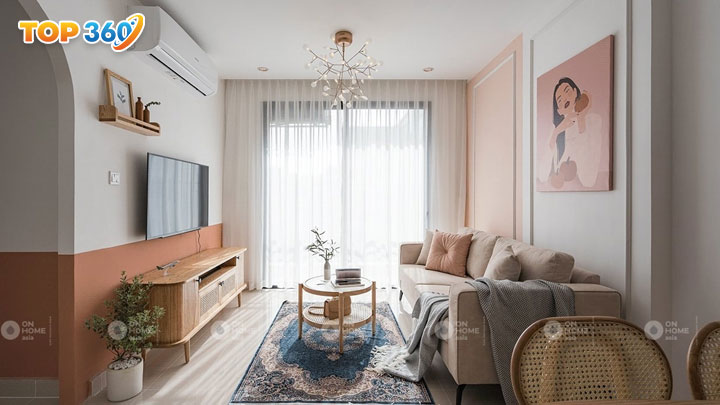 Thiết kế nội thất chung cư nhỏ 60m2