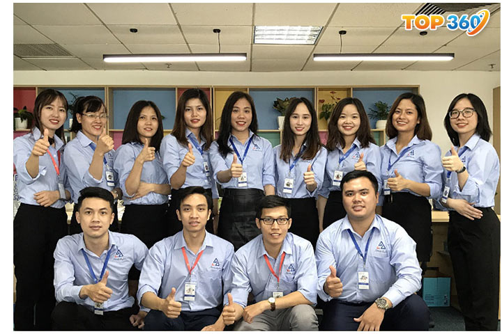 Đội ngũ nhân viên tại công ty kế toán Anpha