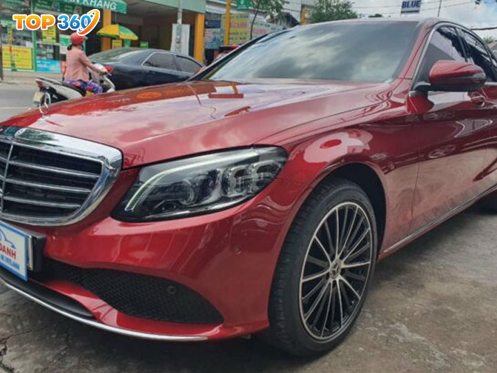 Mercedes c200 màu đỏ tại Ô Tô Ngọc Danh