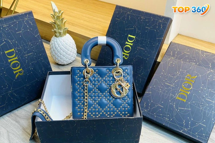 Túi xách Dior màu xanh fullbox SamHouse